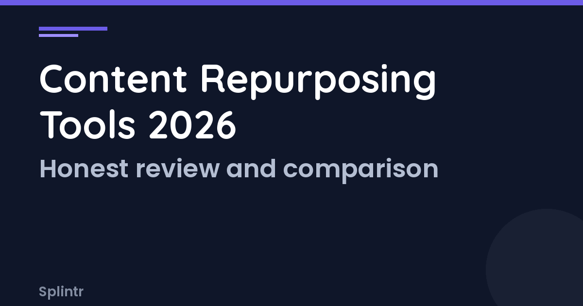 Content Repurposing Tools